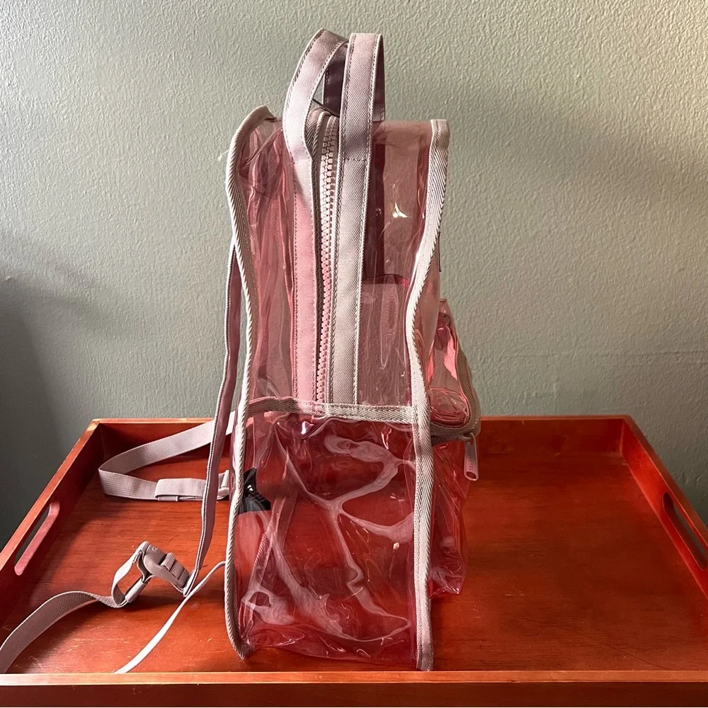 Herschel Supply Company Clear PVC Backpack with Pink Trim - Picture 4 of 14